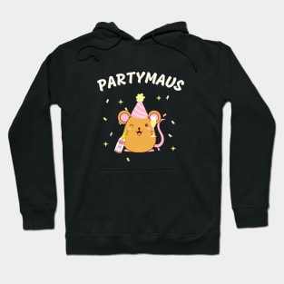 Partymaus Geburtstag Party Frauen Hoodie